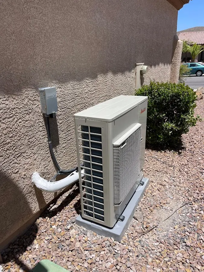 Residential air conditioning condenser unit in Nyack
